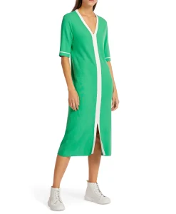 Marccain Collectie Maxi Jurk Uc 21.05 M17 Groen*Dames Bruiloftskleding