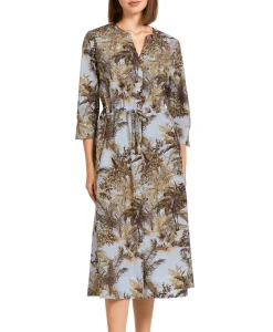 Marccain Collectie Mini Jurk Uc 21.24 W54 Blauw*Dames Bruiloftskleding