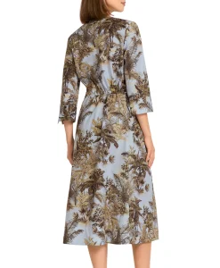 Marccain Collectie Mini Jurk Uc 21.24 W54 Blauw*Dames Bruiloftskleding