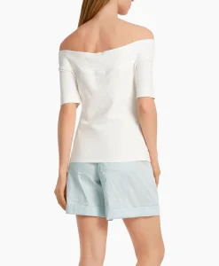 Marccain Collectie Pullover Wc 41.39 M37 Off White*Dames T-Shirts & Tops