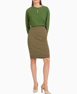 Marccain Collectie Rok Vc 71.14 M36 Groen*Dames Rokken