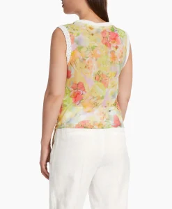 Marccain Collectie Top Wc 61.09 M34 Midden Geel*Dames T-Shirts & Tops