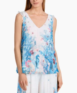 Marccain Collectie Top Wc 61.26 J83 Aqua*Dames T-Shirts & Tops