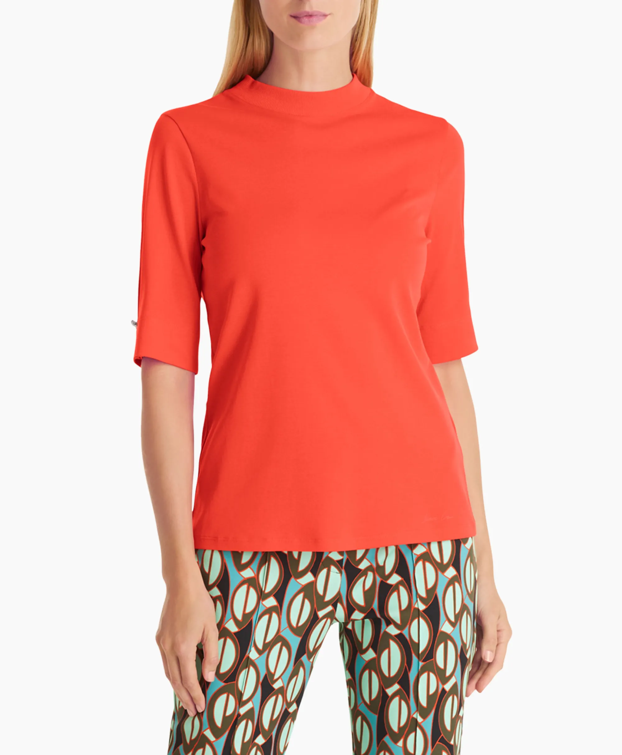 Marccain Collectie T-Shirt Wc 48.24 J14 Grijs*Dames T-Shirts & Tops