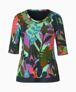 Marccain Collectie T-Shirt Wc 48.27 J04 Groen*Dames T-Shirts & Tops