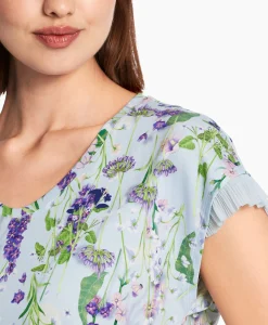 Marccain Collectie T-Shirt Wc 48.23 J19 Licht Blauw*Dames T-Shirts & Tops