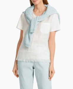 Marccain Collectie T-Shirt Wc 48.41 J79 Off White*Dames T-Shirts & Tops