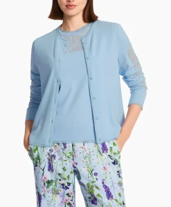 Marccain Collectie Vest Wc 39.13 M27 Licht Blauw*Dames Vesten