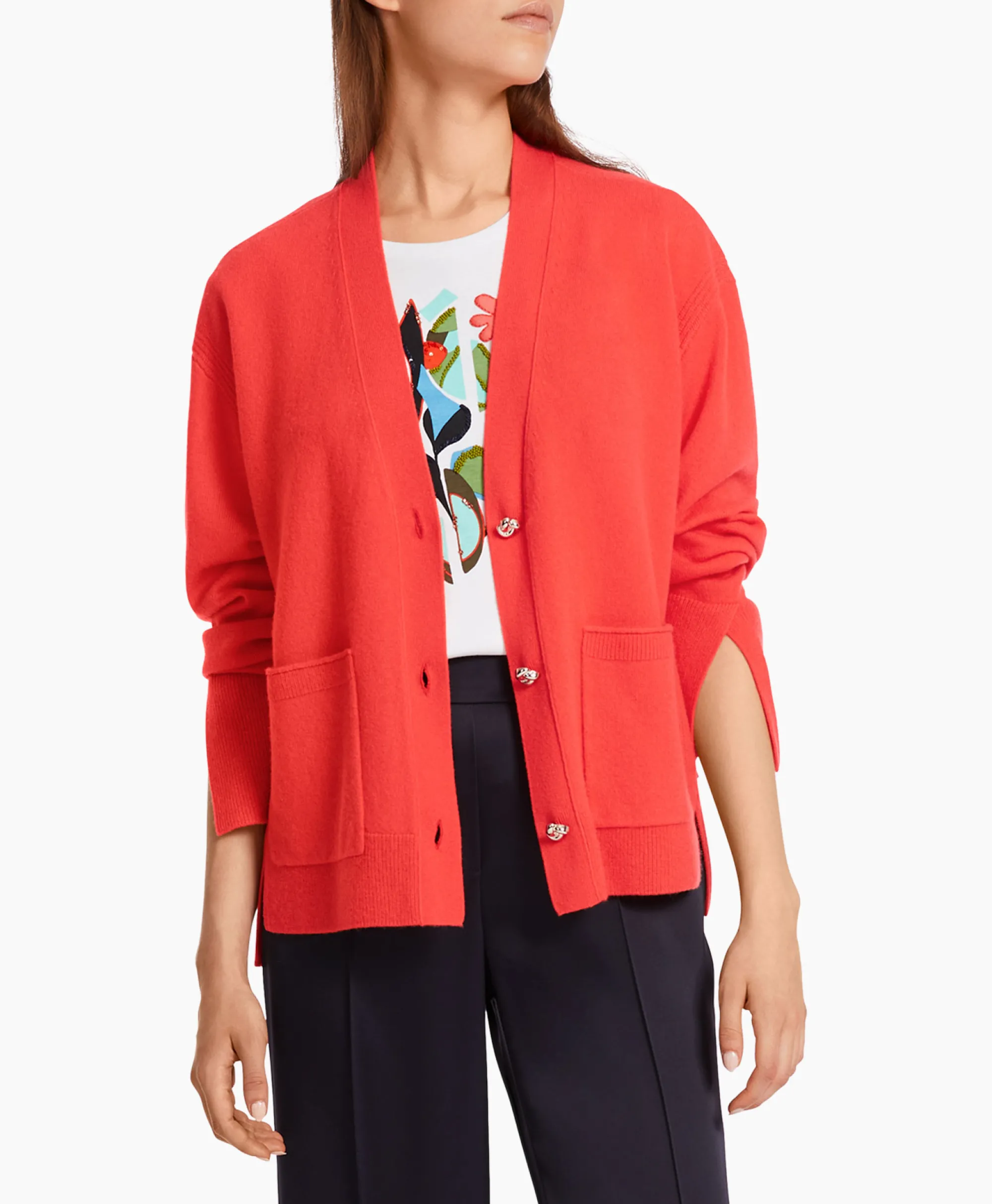 Marccain Collectie Vest Wc 39.05 M51 Grijs*Dames Vesten