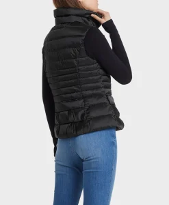 Marccain Essentials Vest +E 37.15 W11 Zwart*Dames Jassen
