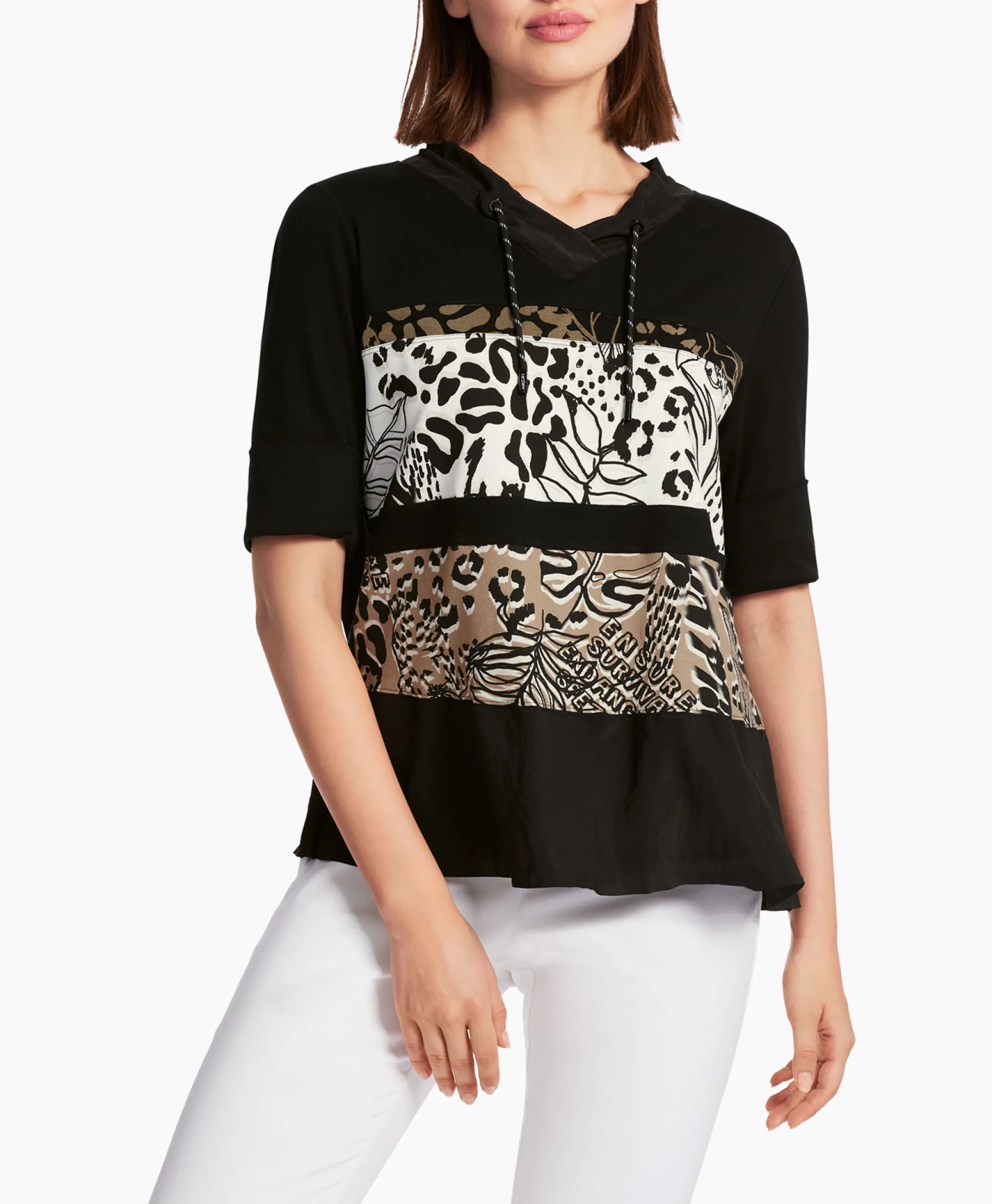 Marccain Sport Blouse Ws 55.05 J88 Zwart*Dames Blouses