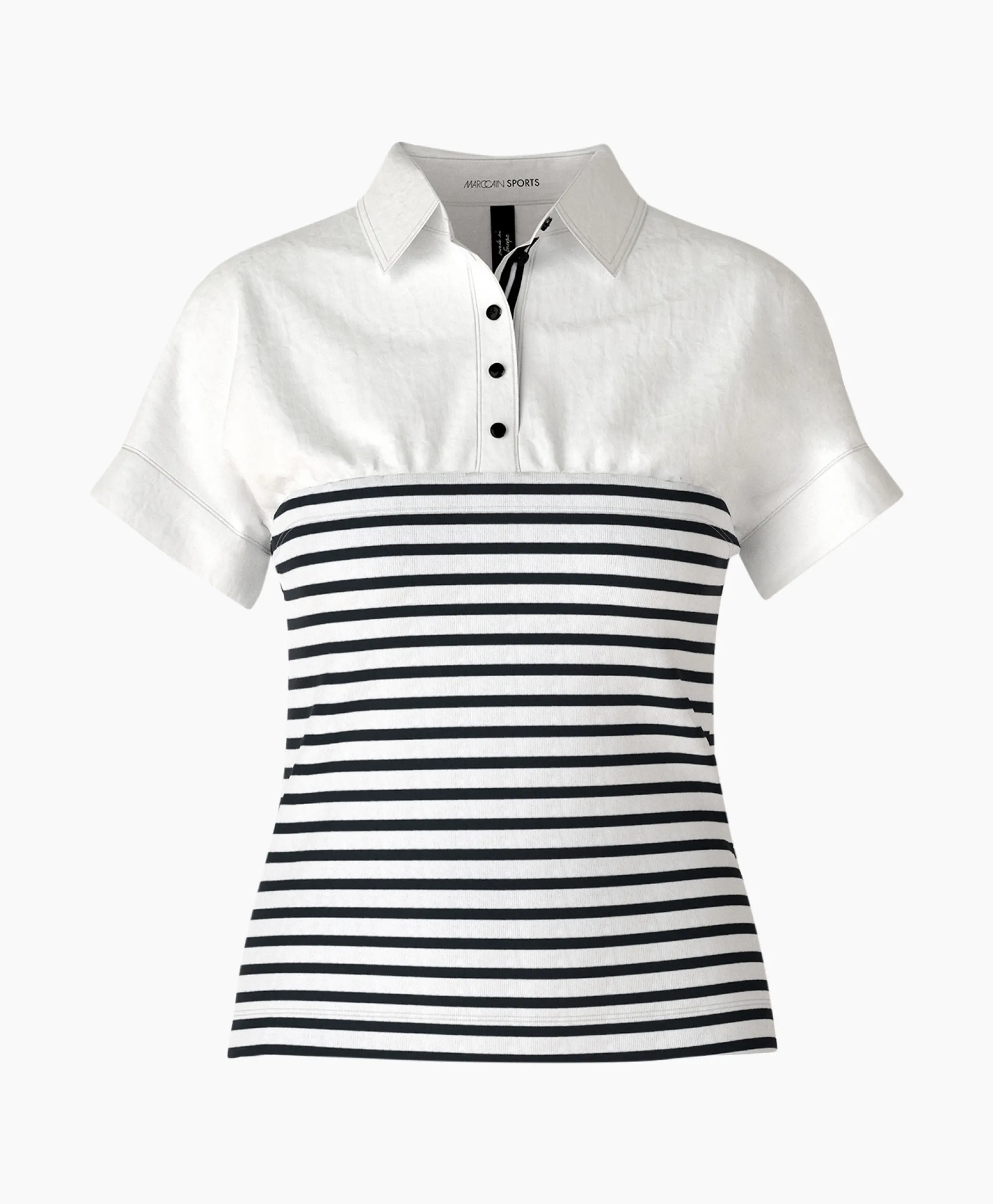 Marccain Sport Blouse Ws 51.18 J90 Zwart*Dames Polo's