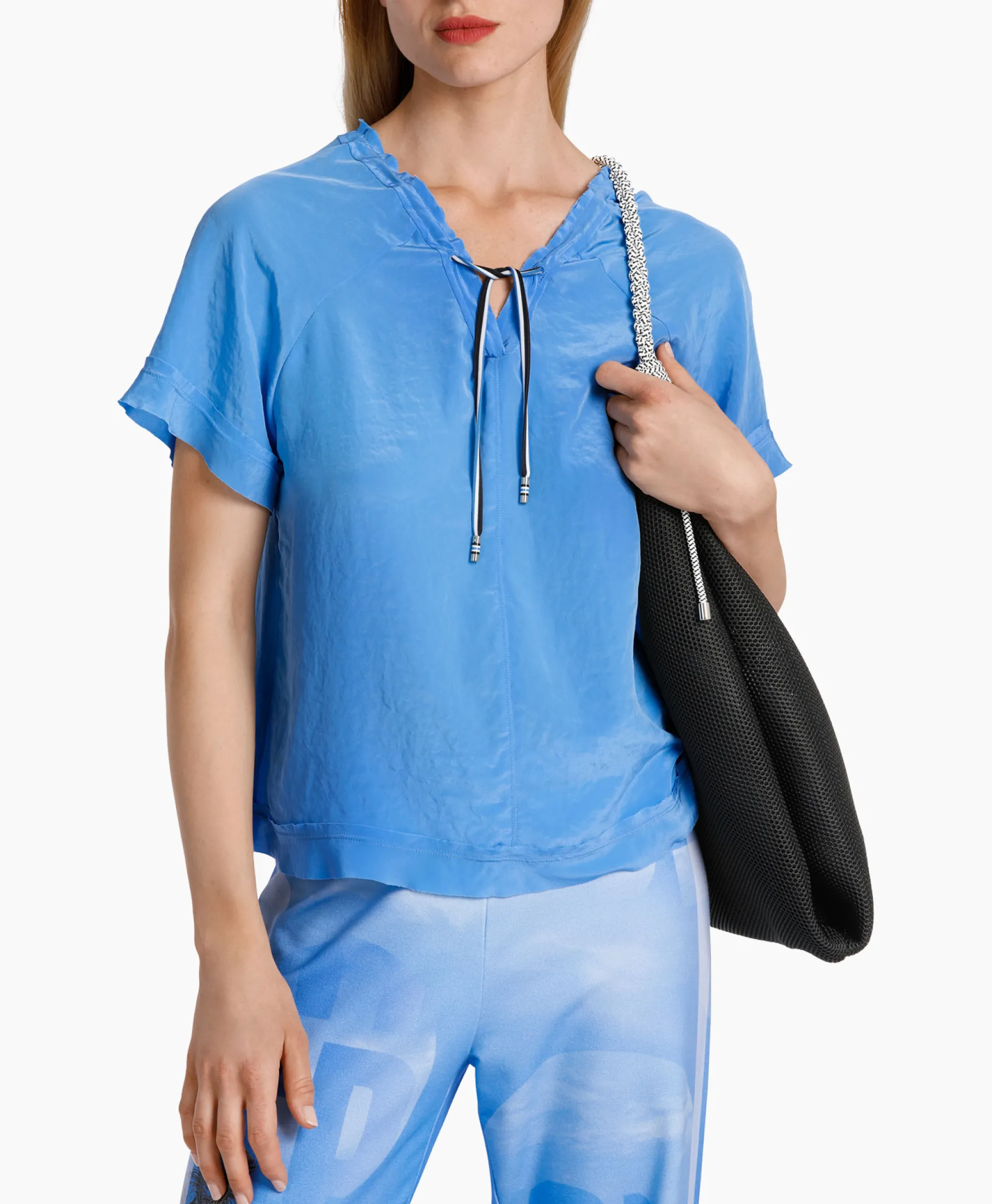 Marccain Sport Blouse Ws 55.07 J67 Donker Blauw*Dames T-Shirts & Tops