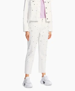 Marccain Sport Jeans Ws 82.04 D07 Off White*Dames Broeken