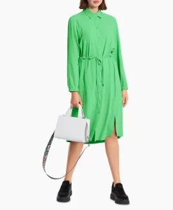 Marccain Sport Jurk Ws 21.14 W28 Groen*Dames Bruiloftskleding