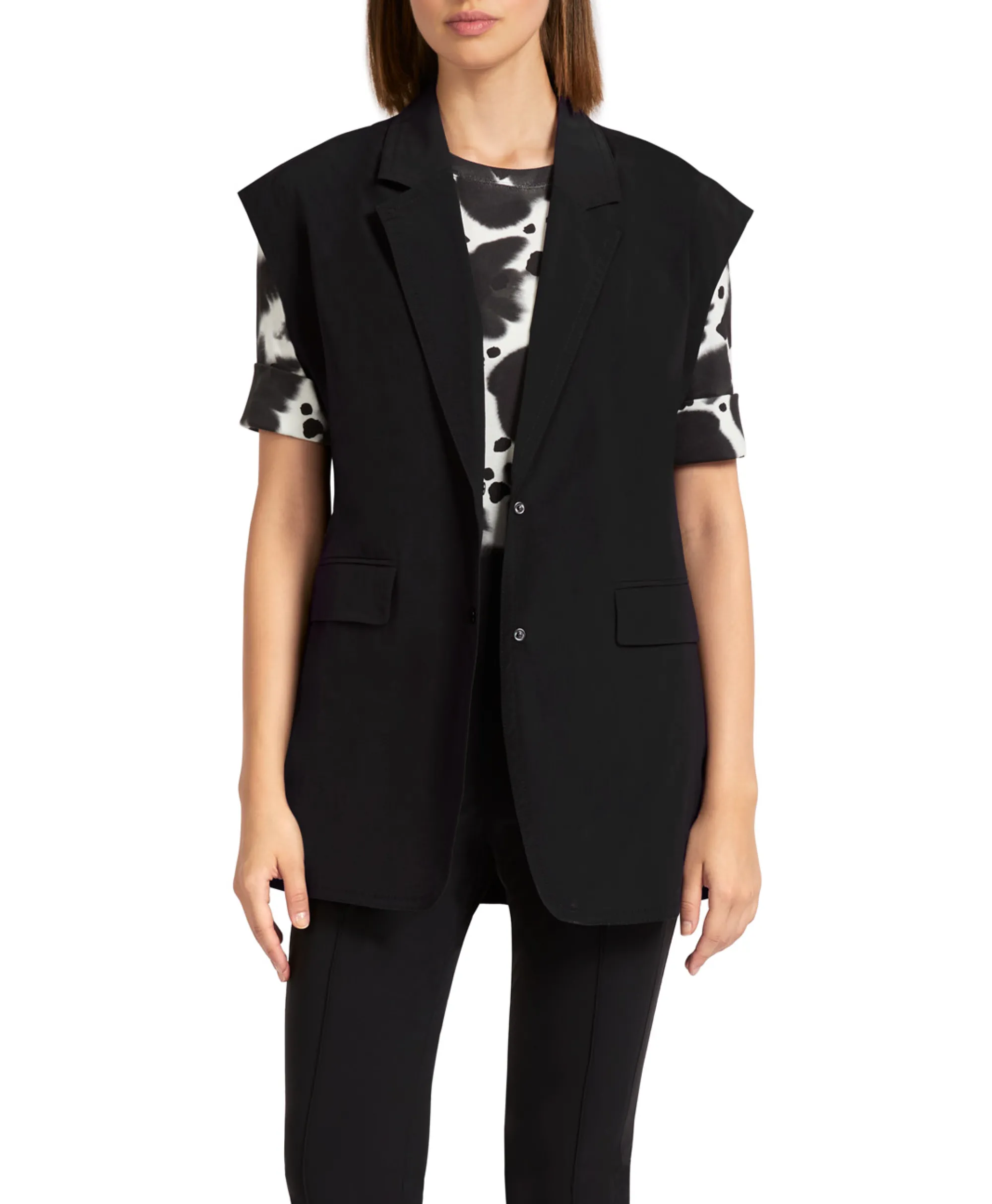 Marccain Sport Blazer Us 37.02 W37 Zwart*Dames Gilets