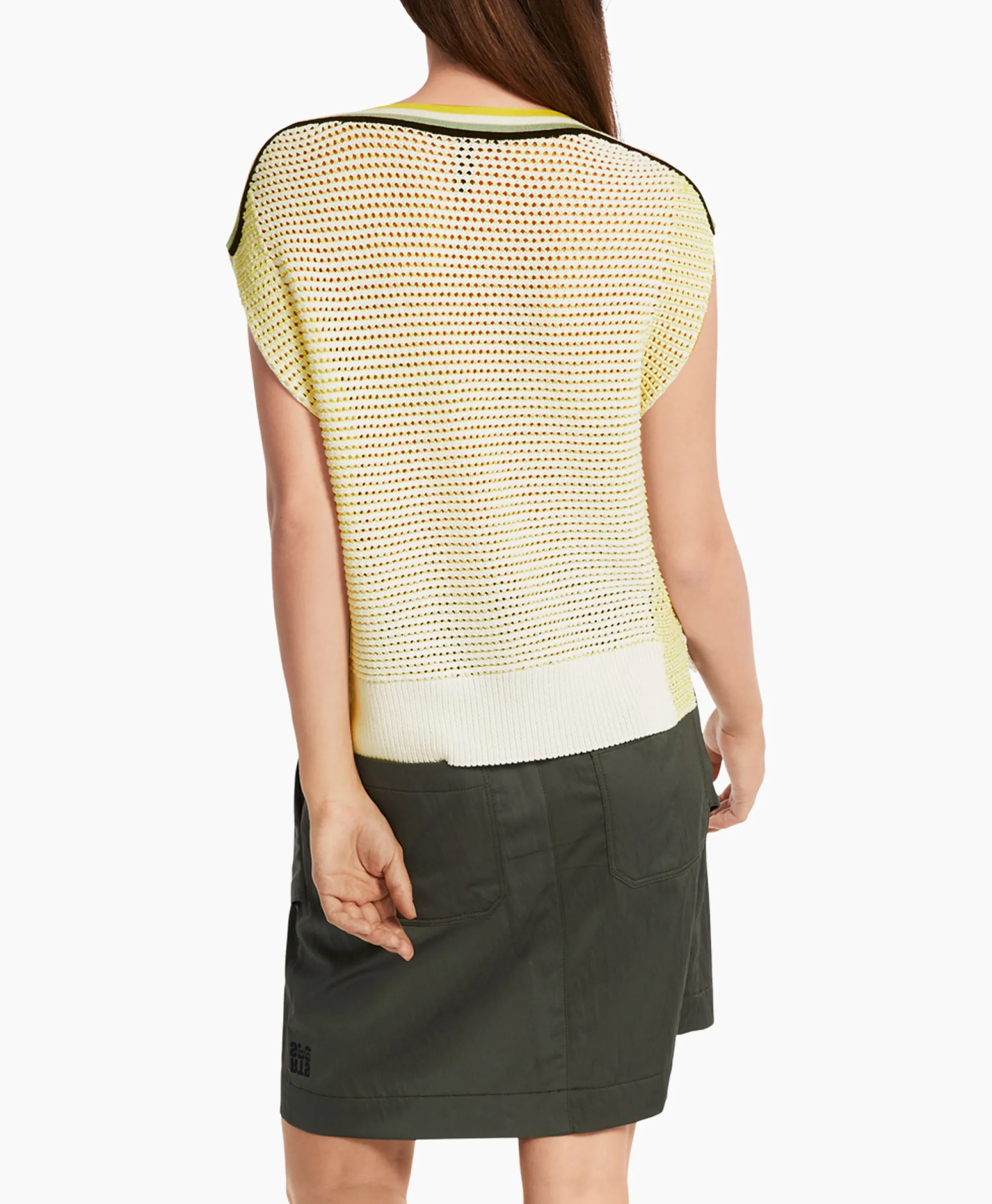 Marccain Sport Top Ws 42.01 M19 Geel*Dames T-Shirts & Tops