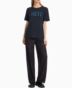 Marccain Sport T-Shirt Vs 48.20 J19 Midden Blauw*Dames T-Shirts & Tops