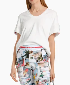 Marccain Sport T-Shirt Ws 48.31 J55 Wit*Dames T-Shirts & Tops