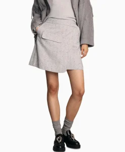 Munthe Minirok 233-1210-23308 Grijs*Dames Rokken