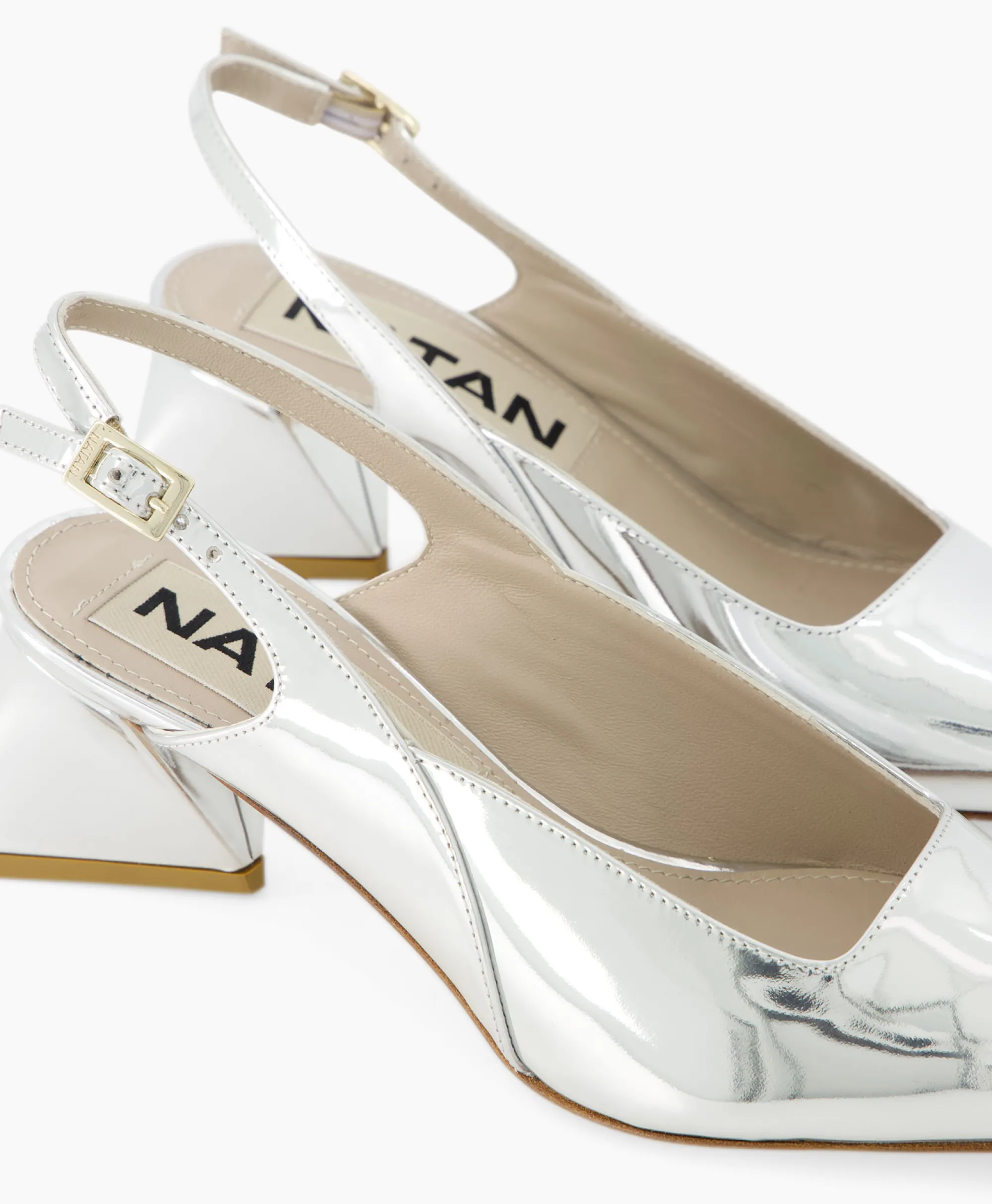 Natan Schoenen Pump Specchio Argento Zilver*Dames Pumps