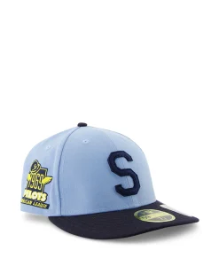 New Era Pet Coops 59Fifty Lp Seattle Pilots Licht Blauw*Heren Petten