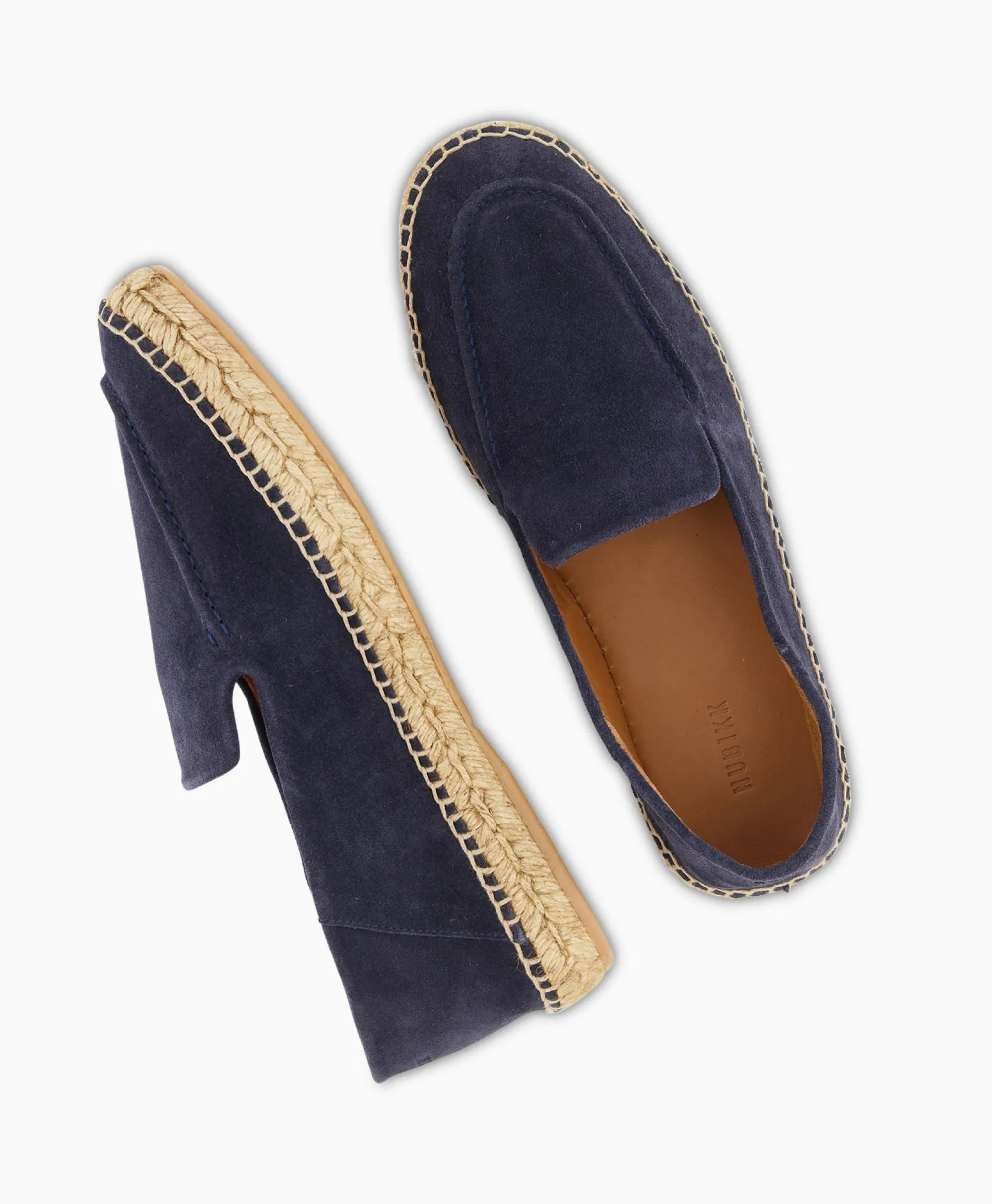 Nubikk Espadrille Mr Sanchez Donker Blauw*Heren Instappers