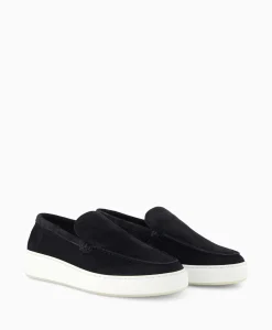 Nubikk Loafer Jiro Mio Donker Blauw*Heren Instappers