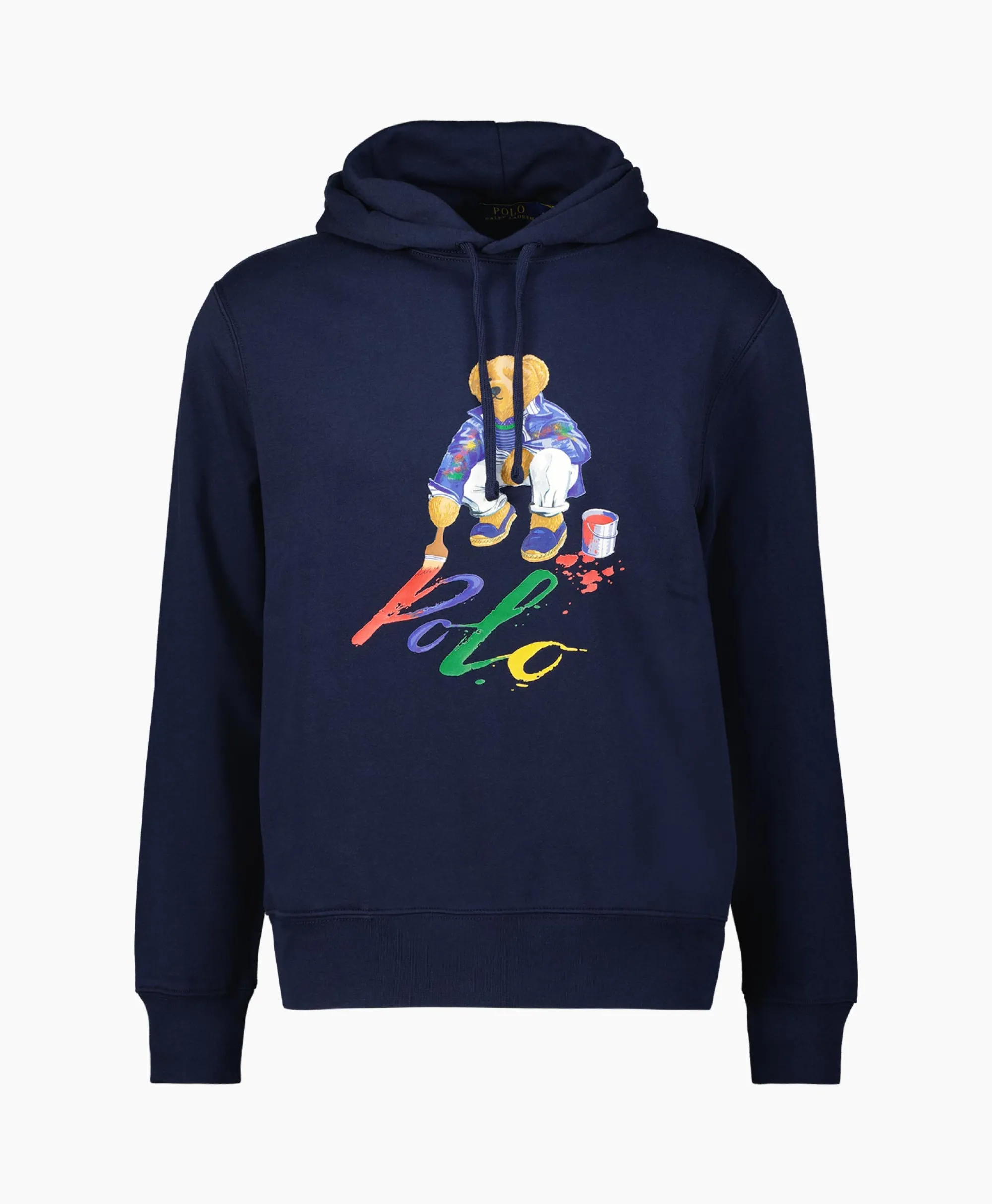 Ralph Lauren Hoodie Pain Bear Donker Blauw*Heren Truien