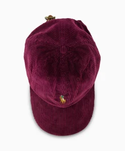 Ralph Lauren Pet Corduroy Bordeaux*Heren Petten