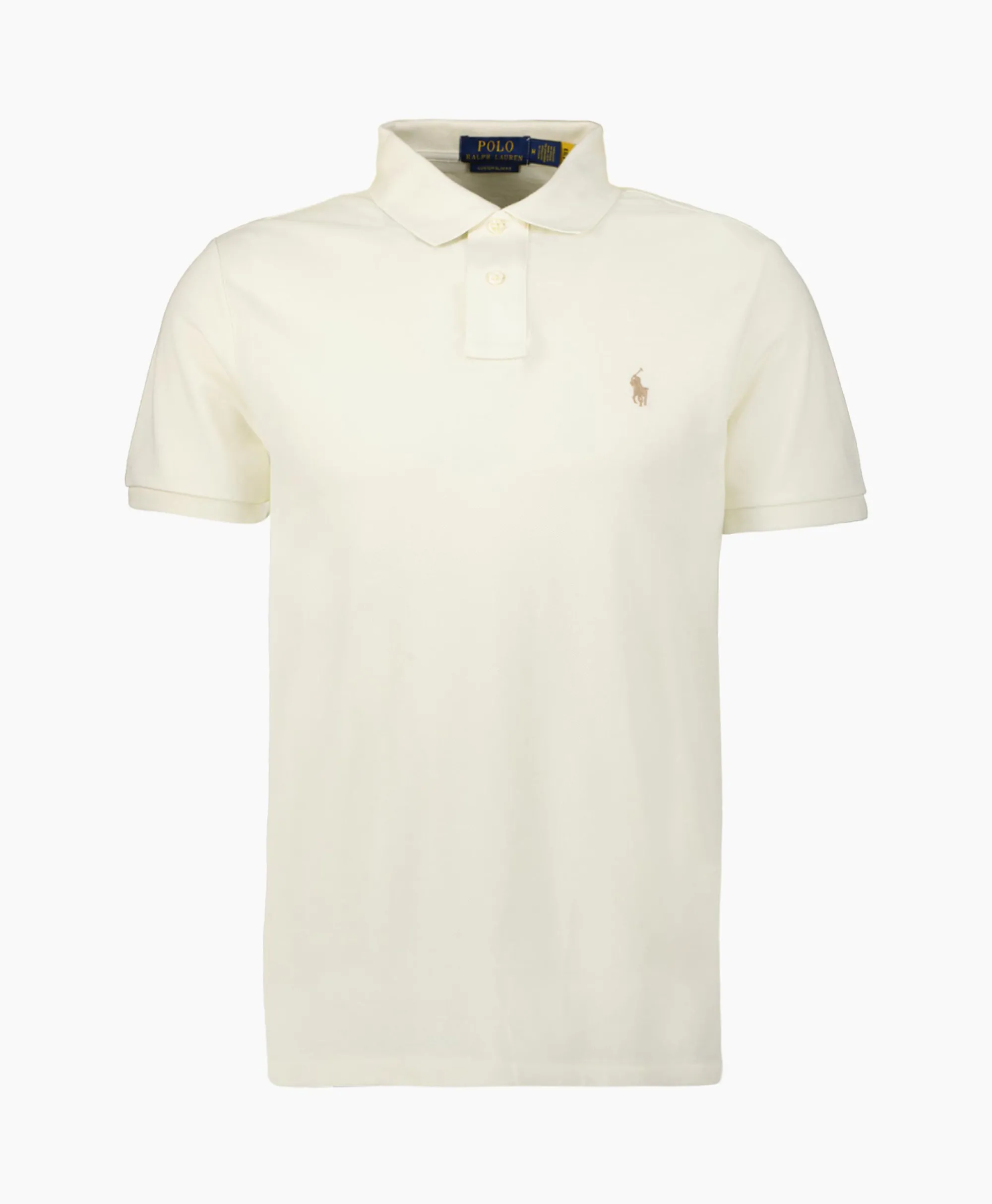 Ralph Lauren Polo Short Sleeve-Knit Zand*Heren Polo's