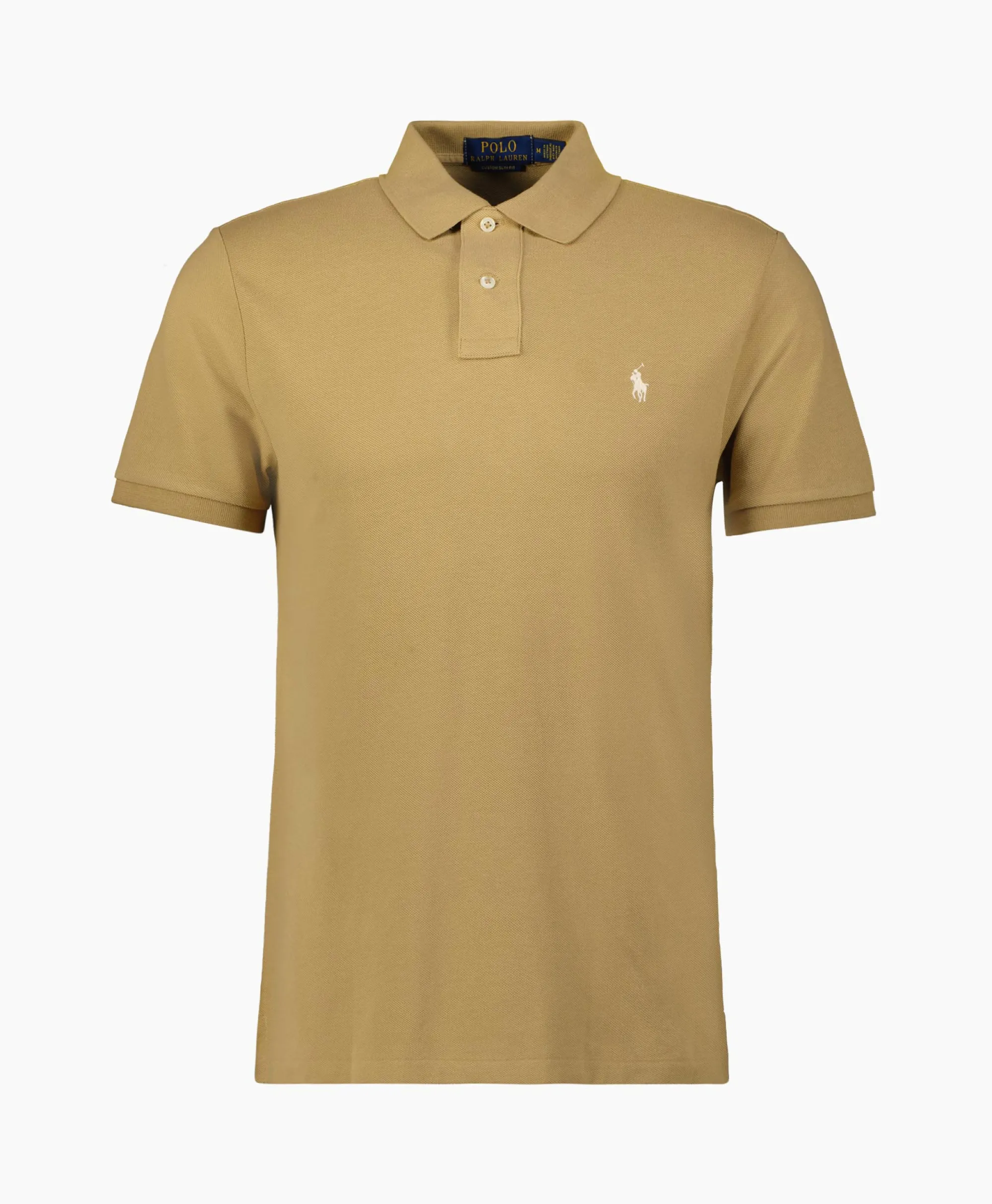 Ralph Lauren Polo Short Sleeve-Knit Bruin*Heren Polo's