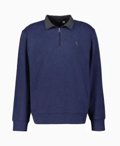 Ralph Lauren Pullover Double Knit Jersey Donker Blauw*Heren Truien