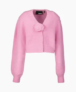 Rotate Vest Knit Cropped Pink*Dames Vesten