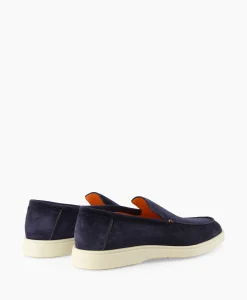 Santoni Loafer Botanist-A-Gex Blauw*Heren Instappers