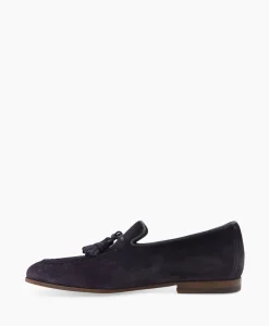 Santoni Loafer Doodling-Rvr Donker Blauw*Heren Instappers
