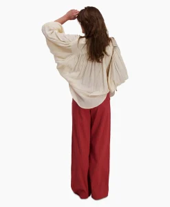 Sea Me Happy Blouse Balloon Resort Beige*Dames Blouses