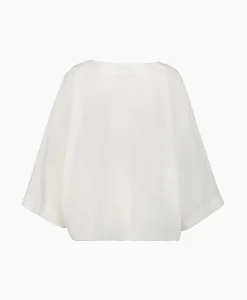 Sea Me Happy Top Moorea Linen Off White*Dames T-Shirts & Tops