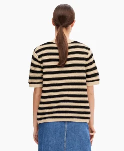 Selected Femme Pullover Dora Ss Knit O-Neck Goud*Dames Truien