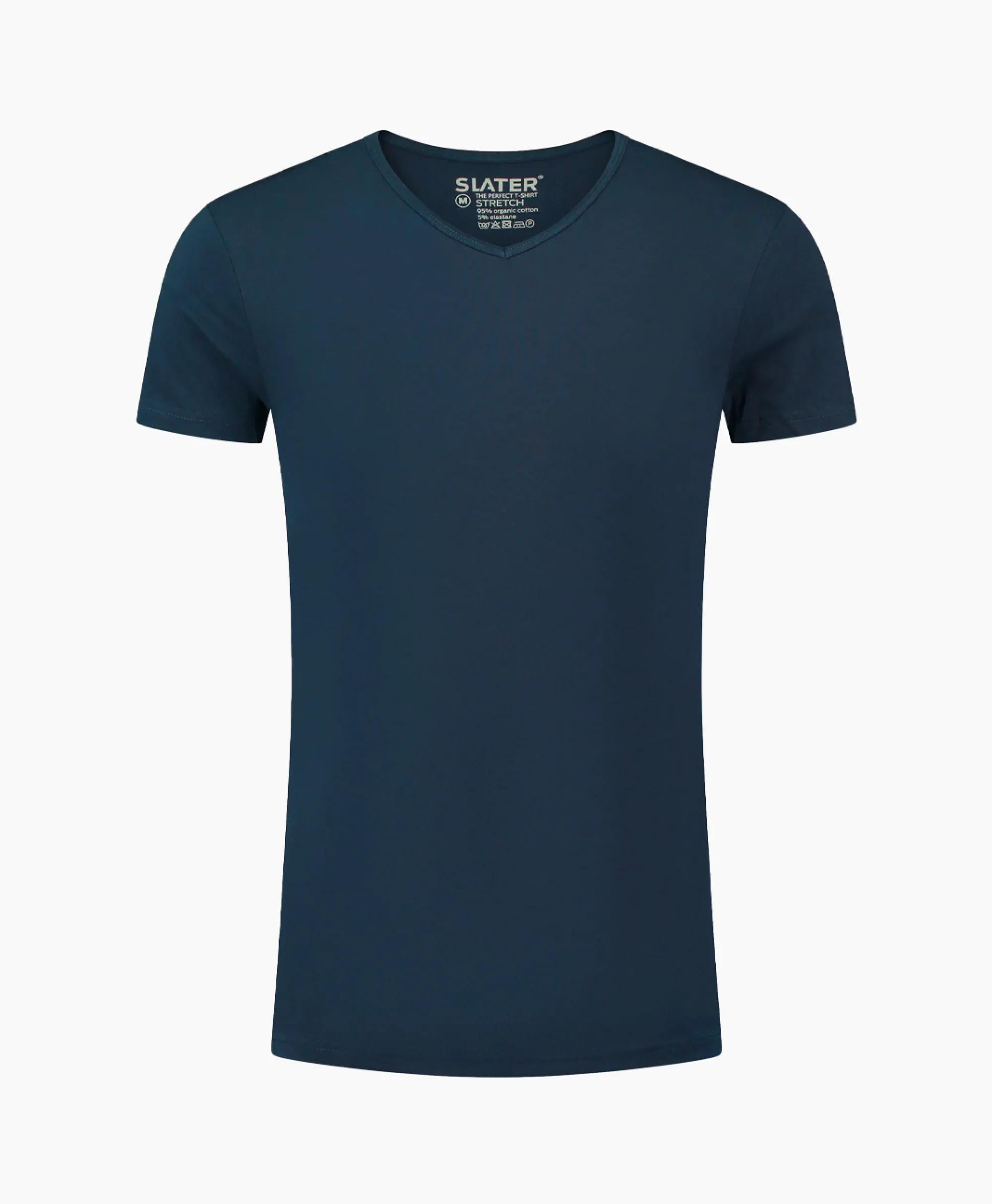 Slater T-Shirt 6610 Donker Blauw*Heren T-Shirts