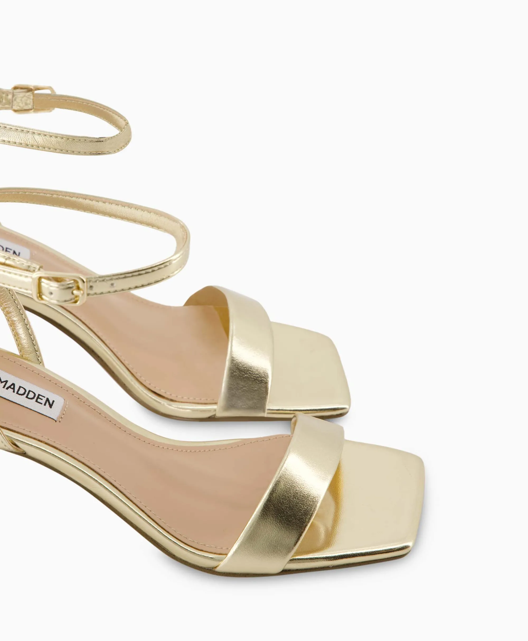 Steve Madden Sandaal Met Hak Luxe Goud*Dames Sandalen