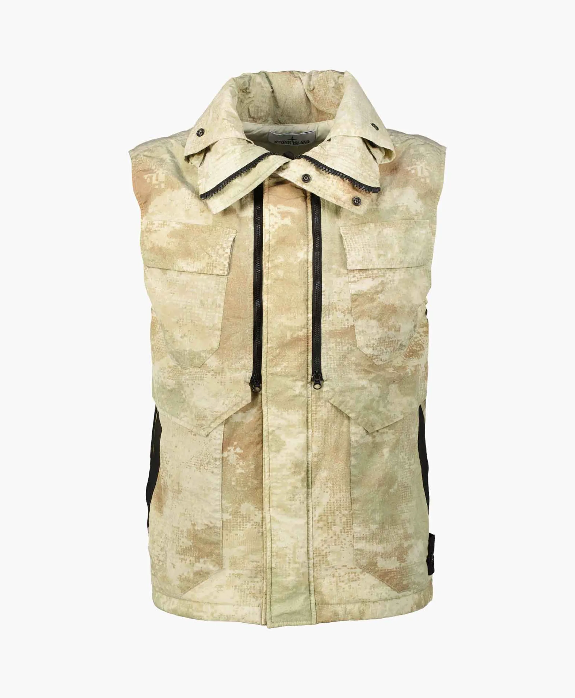 Stone Island Bodywarmer G06E1 Groen*Heren Jassen