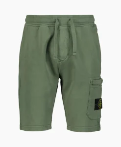 Stone Island Korte Broek 64651 Donker Groen*Heren Broeken
