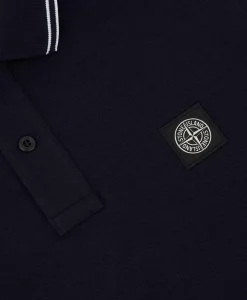 Stone Island Polo 2Sc18 Blauw*Heren Polo's