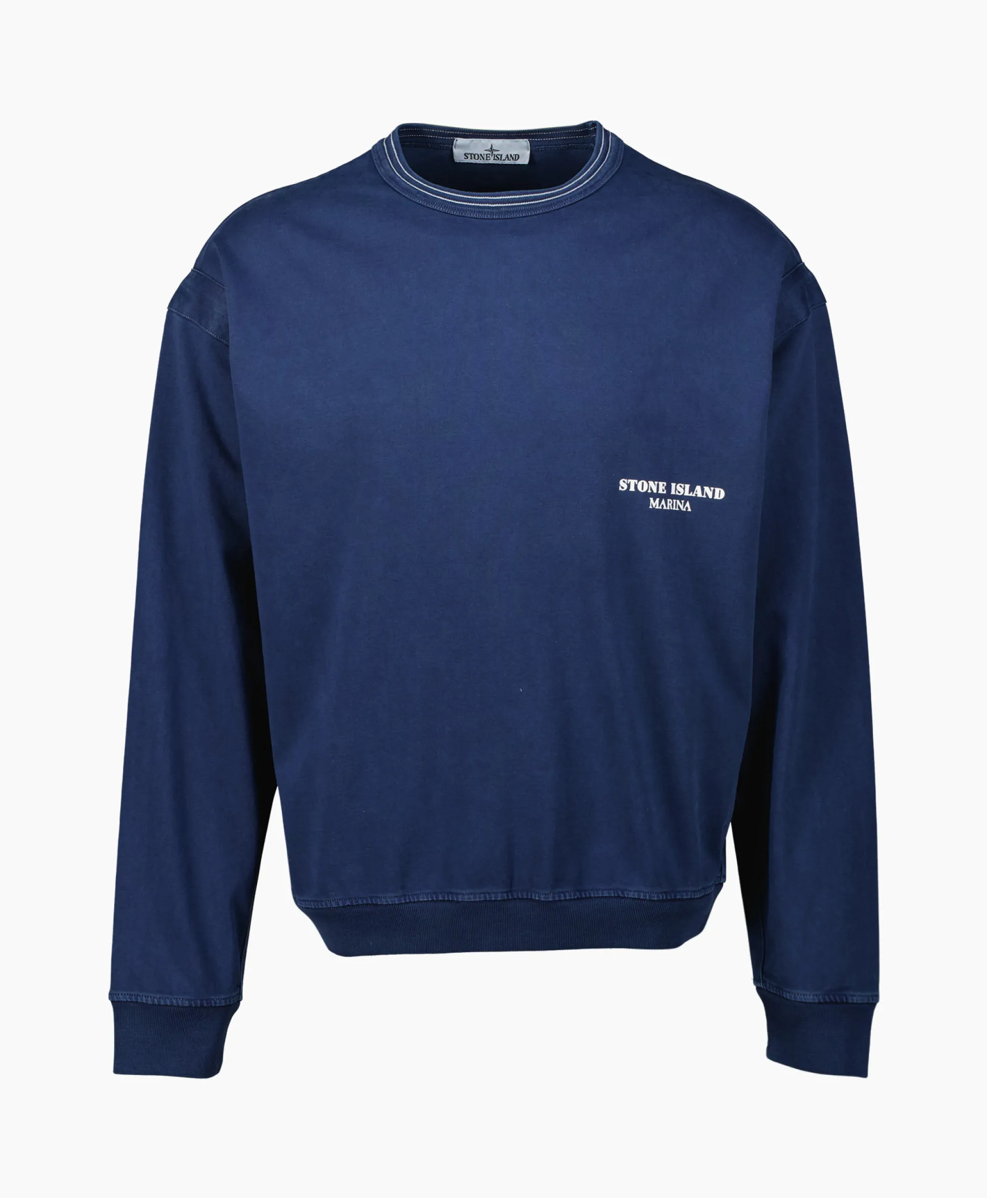 Stone Island Sweater 614X2 Donker Blauw*Heren Truien