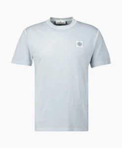 Stone Island T-Shirt 23757 Licht Blauw*Heren T-Shirts