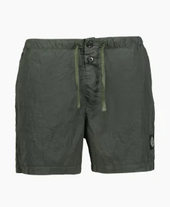 Stone Island Zwembroek B0643 Bruin*Heren Zwembroeken