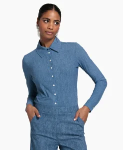 Studio Anneloes Blouse Poppy Jeans*Dames Blouses