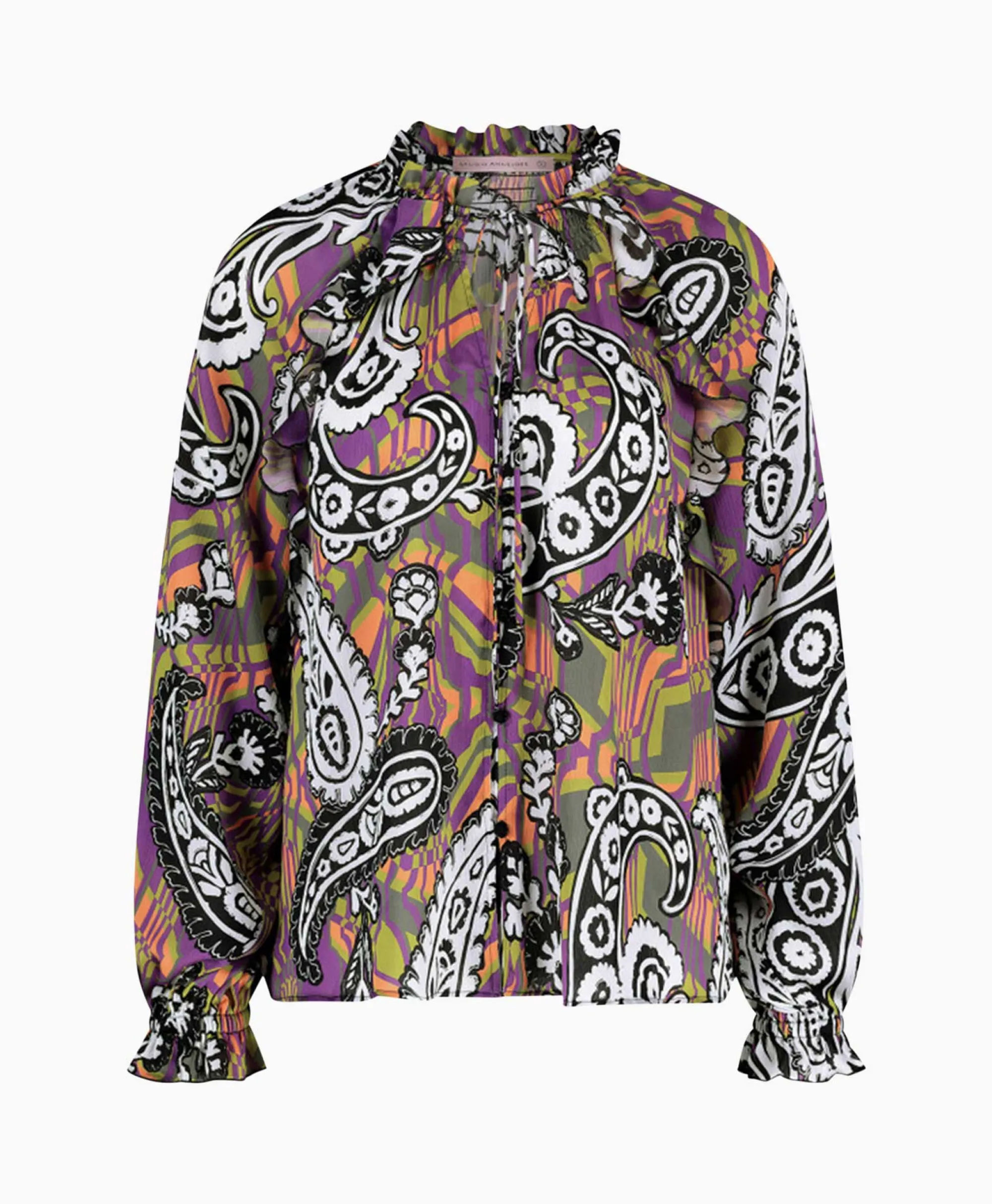 Studio Anneloes Blouse Revelin Voile Paisley Combo L*Dames Blouses