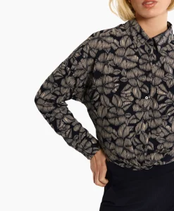 Studio Anneloes Blouse Sanne Flower Zand*Dames Blouses